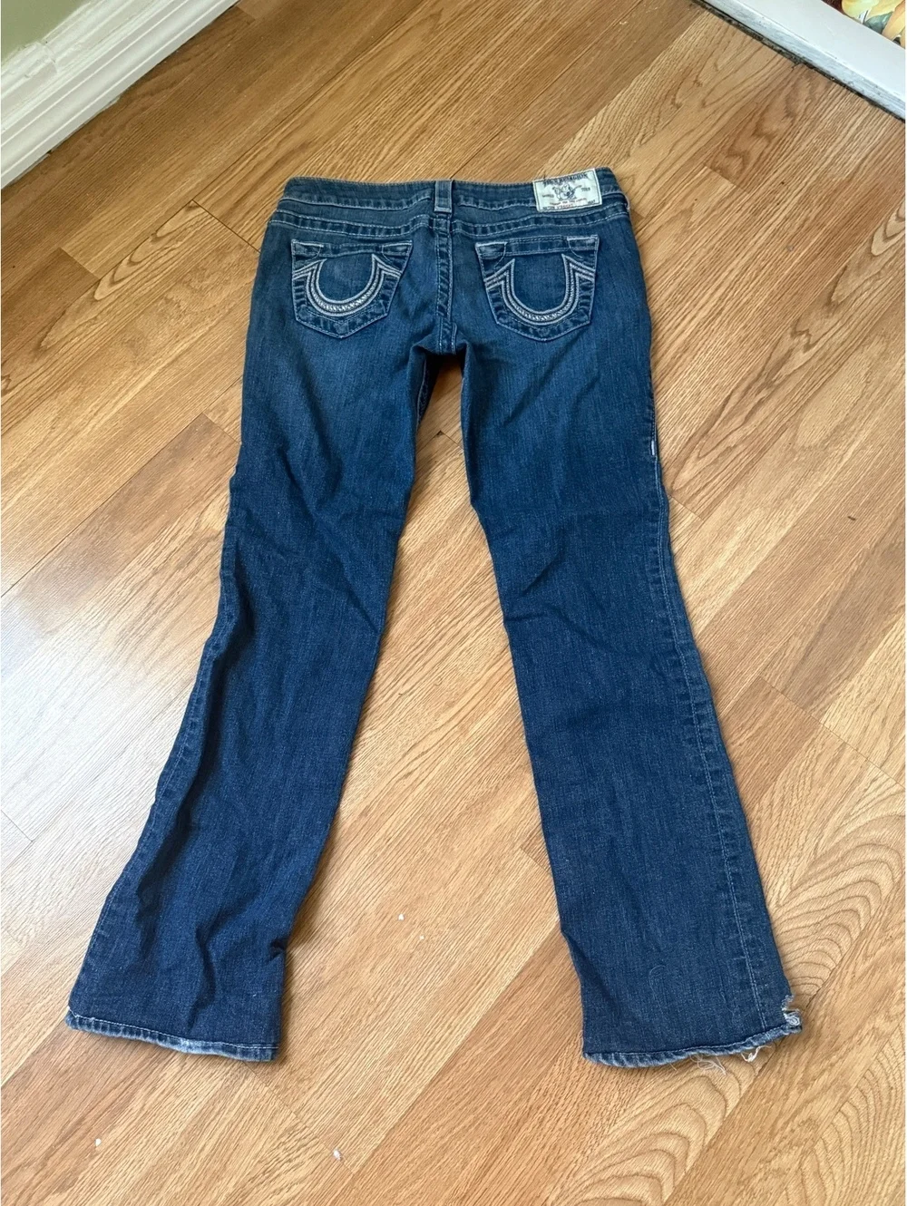 True Religion Women's Dark Blue Bootcut Jeans